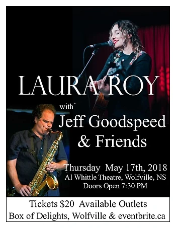 Poster for Laura Roy with Jeff Goodspeed & Friends