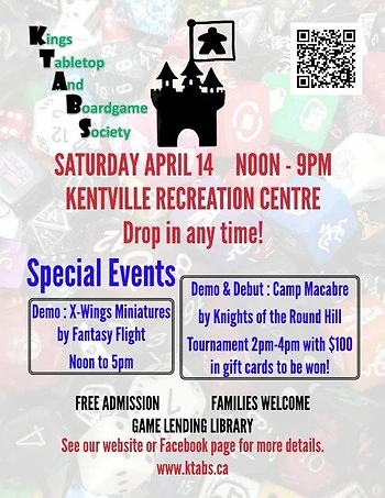 Poster for Tabletop Game Day