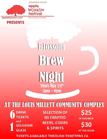 Poster for Blossom Brew Night