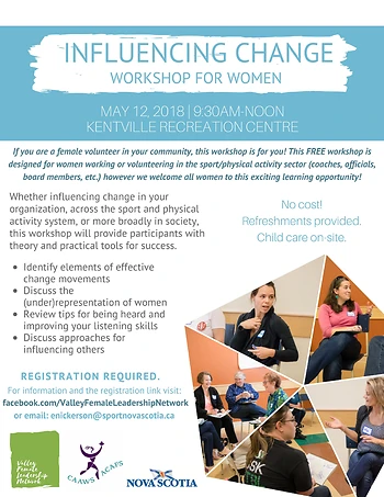 Poster for Influencing Change