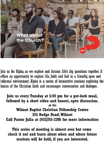 Poster for Alpha Course