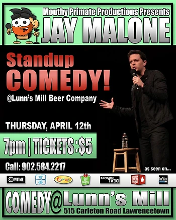 Poster for Standup Comedy with Jay Malone