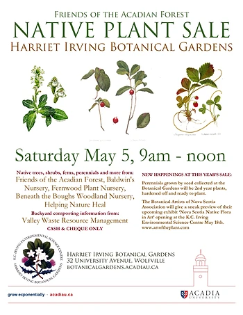 Poster for Native Plant Sale