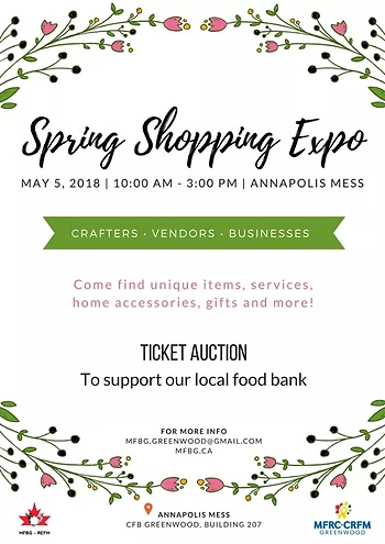 Poster for Spring Shopping Expo