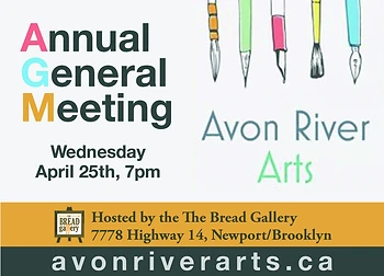 Poster for Avon River Arts AGM