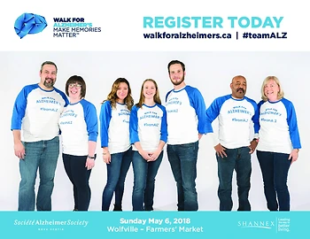 Poster for Walk for Alzheimer's