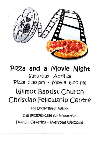 Poster for Pizza and a Movie Night