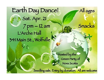 Poster for All Ages Earth Day Dance