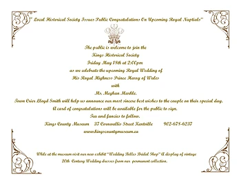 Poster for Royal Wedding Public Congratulations