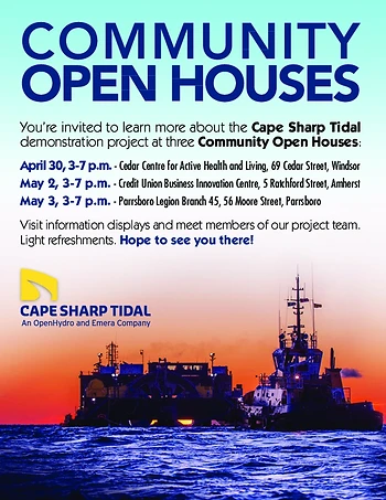 Poster for Cape Sharp Tidal