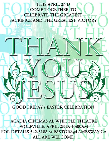 Poster for Thank You Jesus