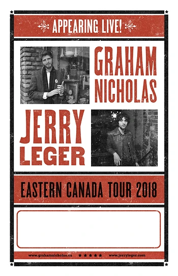 Poster for Jerry Leger and Graham Nicholas