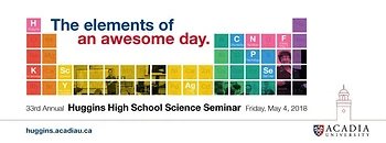 Poster for Huggins High School Science Seminar