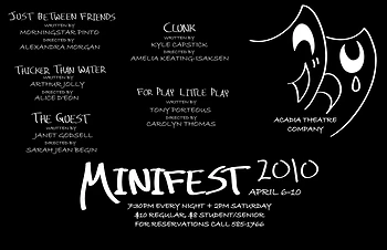 Poster for Minifest 2010