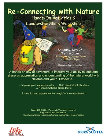 Poster for Reconnecting with Nature Leadership