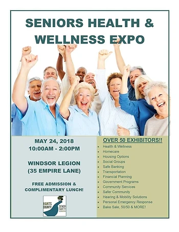 Poster for Seniors Health & Wellness Expo