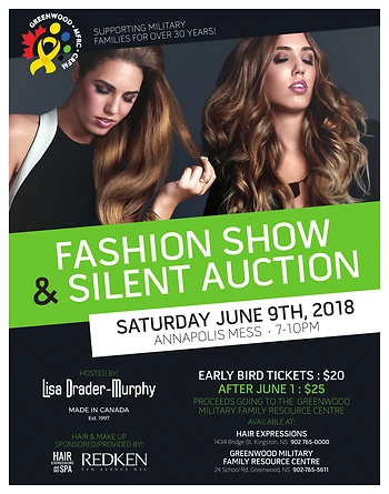 Poster for Fashion Show & Silent Auction