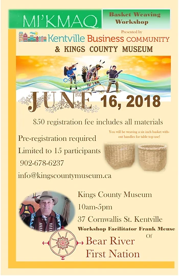 Poster for Mi'kmaq Basketry