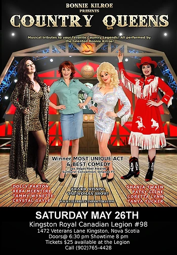 Poster for Country Queens with Bonnie Kilroe