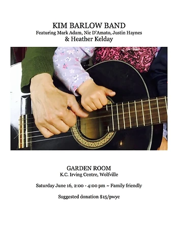 Poster for Kim Barlow Band