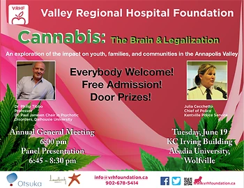 Poster for Valley Regional Hospital Foundation AGM & Panel Discussion