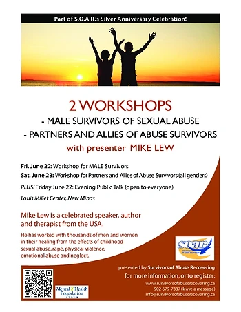 Poster for Mike Lew Survivor Workshops 