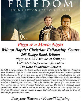 Poster for Pizza and a Movie Night