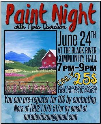 Poster for Paint Night