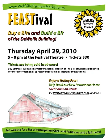 Poster for FEASTival Fundraiser