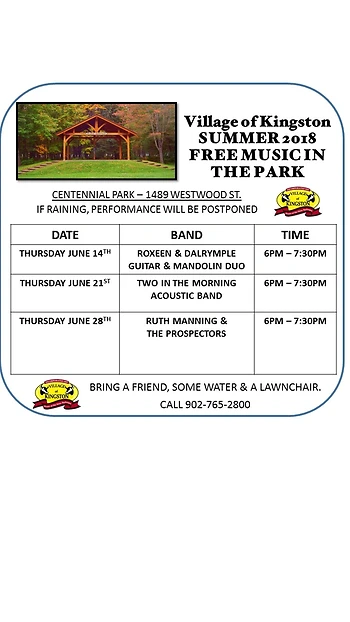 Poster for Music in the Park