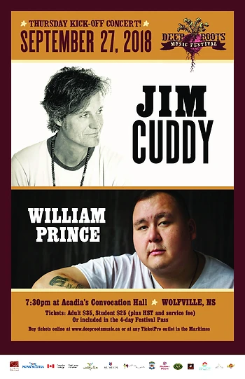 Poster for Jim Cuddy & William Prince
