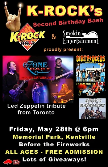 Poster for K-Rock's 2nd Birthday Bash
