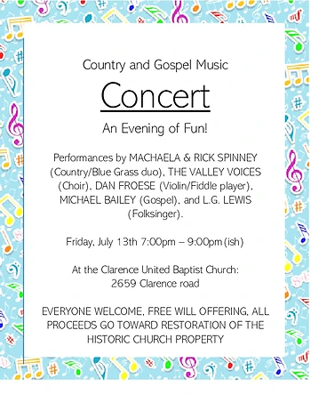 Poster for Country and Gospel Music 