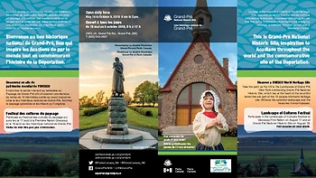 Poster for Experience Grand Pré - A Walk in the Park with Longfellow
