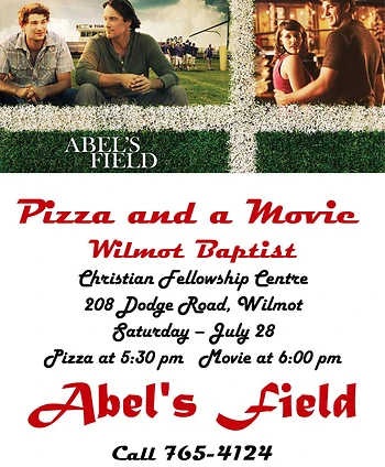 Poster for Pizza and a Movie Night