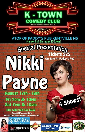 Poster for Nikki Payne!