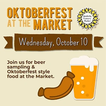 Poster for Oktoberfest at the Market! 