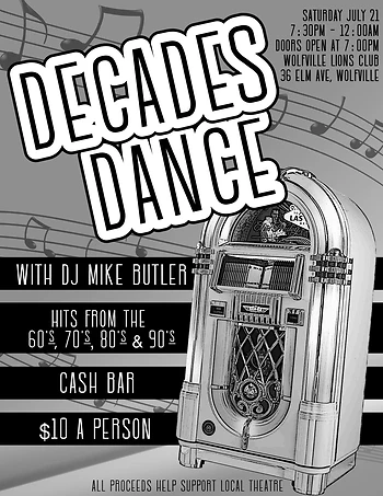 Poster for Decades Dance