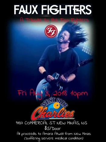 Poster for Foo Fighters tribute band
