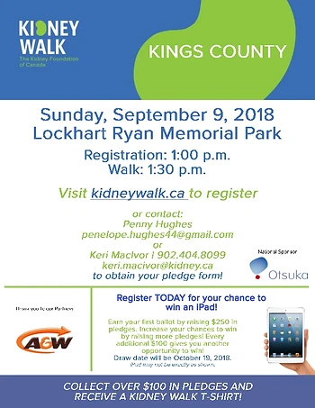 Poster for Kidney Walk
