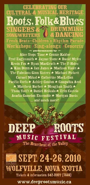 Poster for Deep Roots Evening Concert