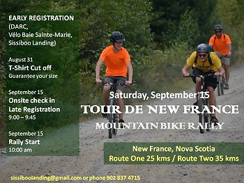 Poster for Tour de New France Mountain Bike Rally