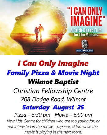 Poster for Family Pizza & Movie Night