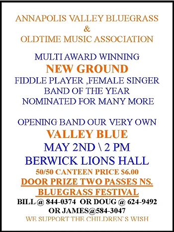 Poster for New Ground & Valley Blue