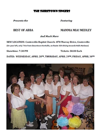 Poster for The Shiretown Singers