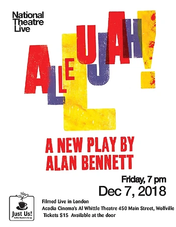 Poster for Allelujah by Alan Bennett