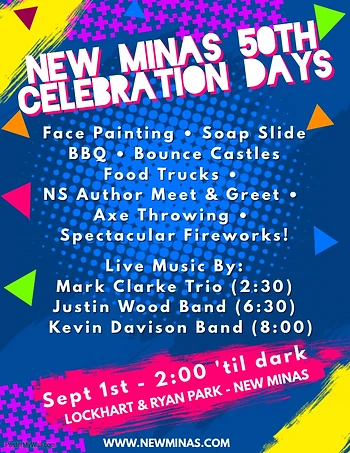 Poster for New Minas Celebration Days