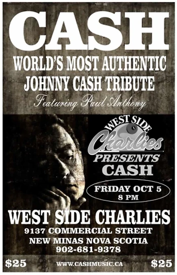 Poster for Johnny Cash Tribute