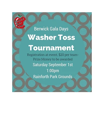 Poster for Washer Toss Tournament