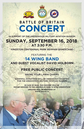 Poster for Battle of Britain Outdoor Concert